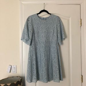Zara Light Blue Lace Dress